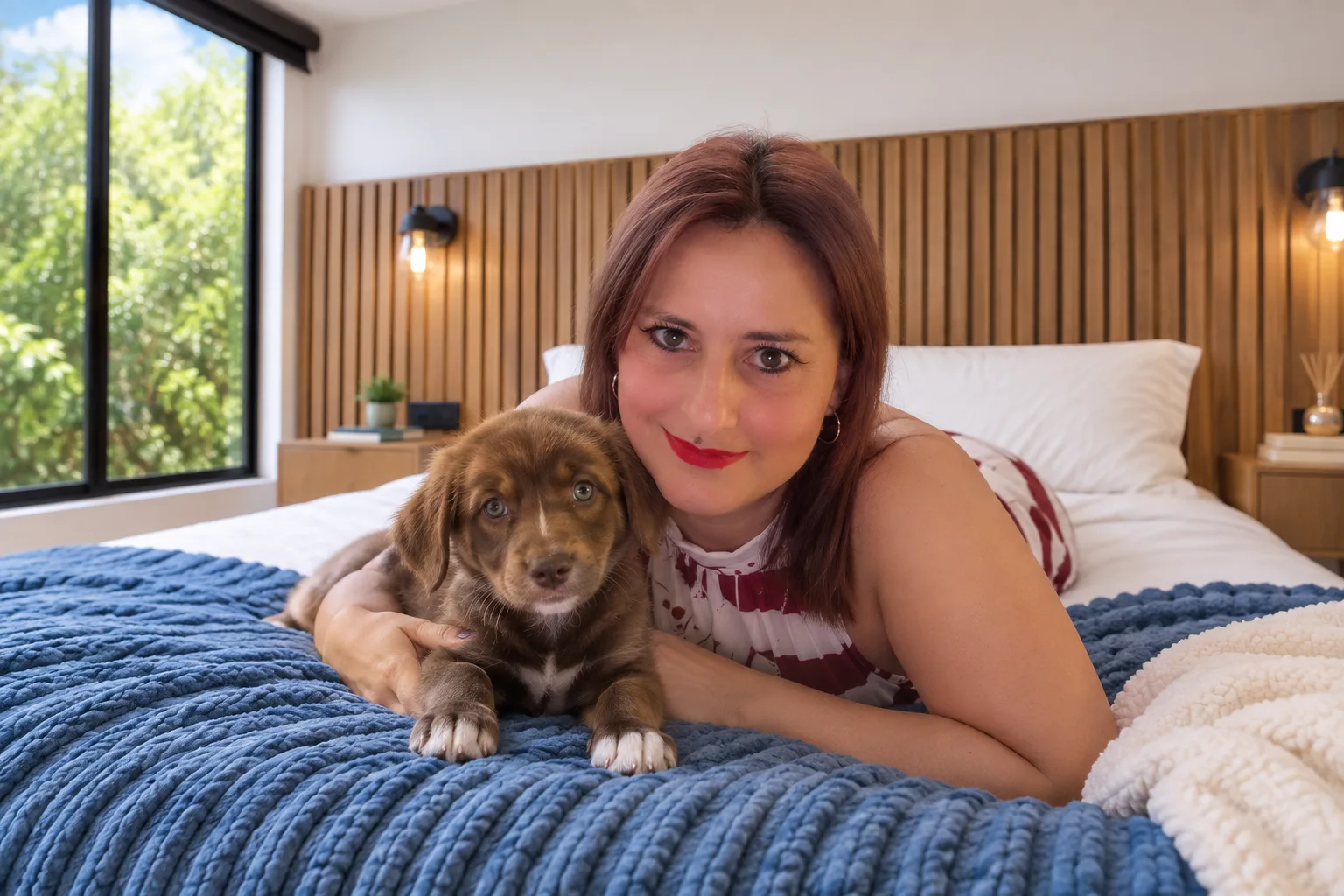 Image principale d’un voyageur avec son animal dans un paysage touristique du Quindío, en Colombie.